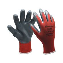 Рукавиці захисні RED NITRILE поліестер, покриття нітрил, пара р.9 RED LINE WURTH 0899403109