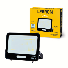 Прожектор світлодіодний 200Вт 6500К ІР65 230В LEBRON L-LF-20065 17-06-68-2