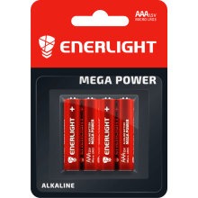 Елемент живлення ENERLIGHT MEGA POWER  AAА BLI 4