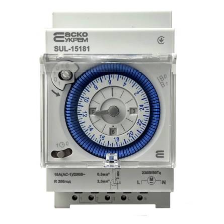 Таймер добовий електромеханічний SUL-15181 Acko A0090040102