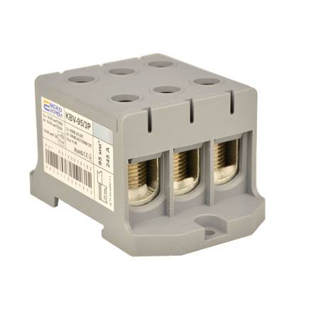 Клема вводу силова 95/3P (245A) сіра серії KBV A0130010193