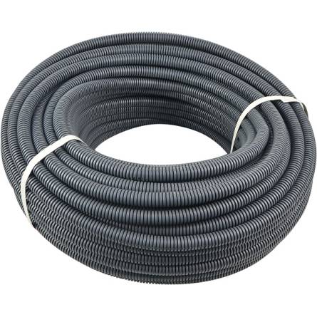 Труба гофрована АСКО  d 15/20 з проволкою (100м) Light СІРА