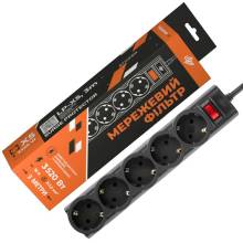 Фiльтр-подовжувач комп''ютерний LP-X5-3 PREM BLACK LogicPower