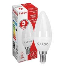 Лампа світлодіодна C37 5Вт 4000К Е14 220V VARGO V-110522