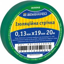 Ізострічка 0,13ммх19ммх20м АСКО зелена