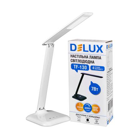 Світильник настільний DELUX LED TF-130 7Вт білий