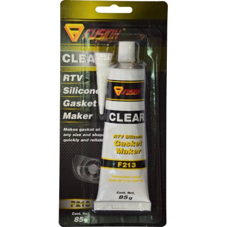 Фото f213 товара Герметик для прокладок прозрачный F213 FUSION RTV Gasker Maker Clear 85г
