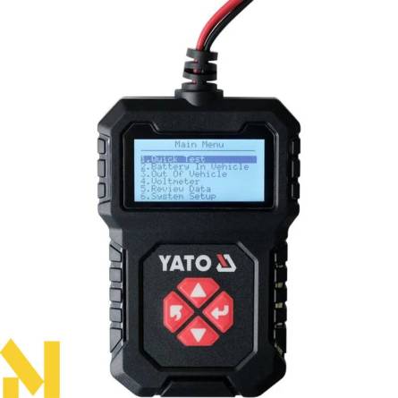 Електронний тестер акумулятора 12В YATO YT-83114