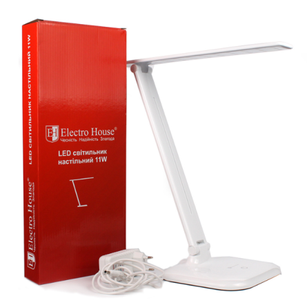 Фото 1552981376_w640_h640_nastolnaya-led-lampa товара Настольный светильник LED 11Вт на струбцине белый Electro House