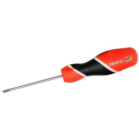 Викрутка хрестова Philips PH1х75мм YATO YT-25923 Викрутка хрестова Philips PH1х75мм YATO YT-25923