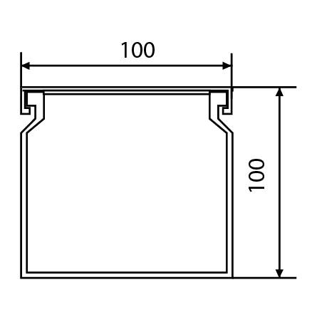 Короб 100х100/200 АсКо