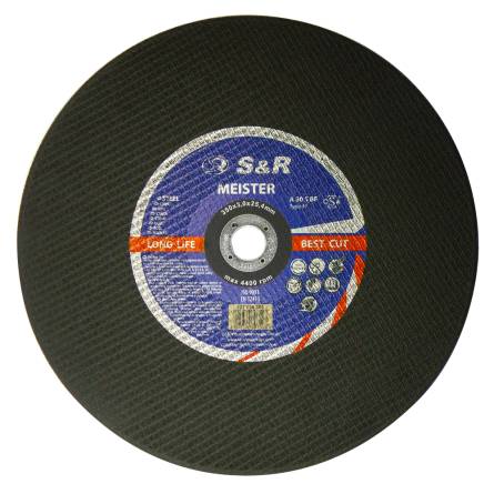 Круг вiдрiзний d350*3.0*25,4 S&R MEISTER метал