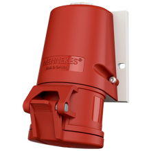Фото  товара 32A 4П 400В розетка настенная IP44 Mennekes (27006)