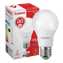 Лампа світлодіодна А80 20Вт 6500К Е27 220V VARGO V-111976